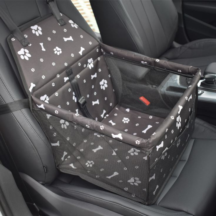 Kjæledyr hund bil bæresete bag vanntett kurv sikkerhet reise netting hengende poser hund sete bag kurv kjæledyr utendørs produkt