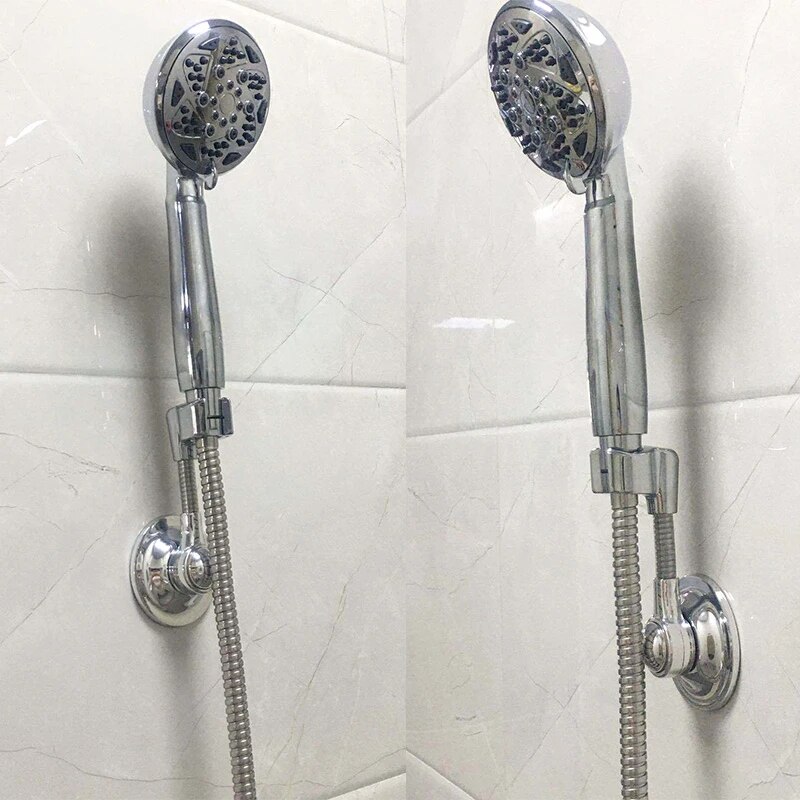 Krachtige Zuignap Douche Beugel Krachtige Zuignap Douchekop Houder Base Badkamer Douchekop Muurbeugel _ Wk