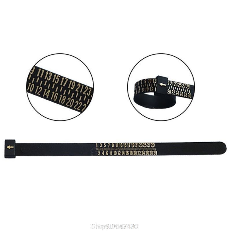 Doigt de mesure anneau Standard cercle US/Hong Kong/japon/Europe/royaume-uni ruban règle bijoux accessoire mesure jauge outil D30 directe: 3