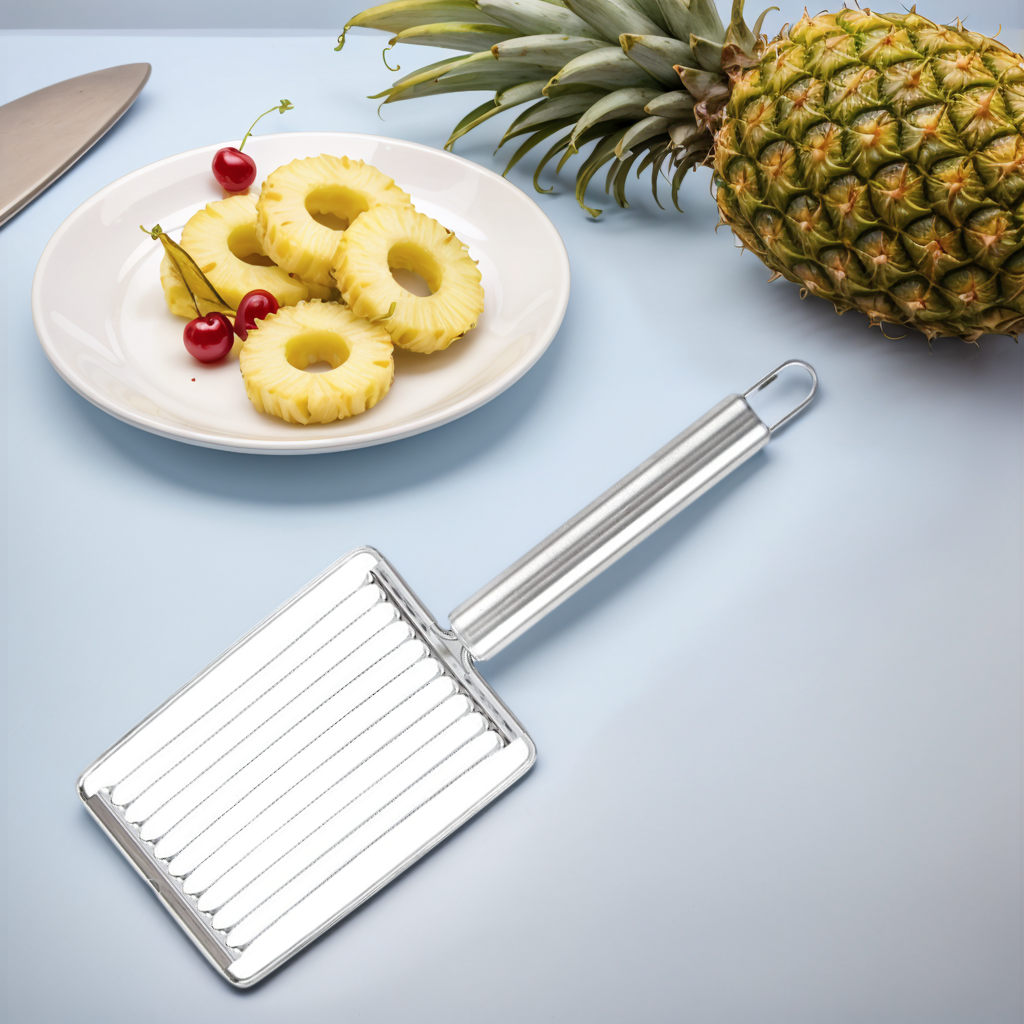 Roestvrijstalen snijmachine voor tomaten, aardappelen, uien, groenten en fruit, groentesnijder, keukenaccessoire.