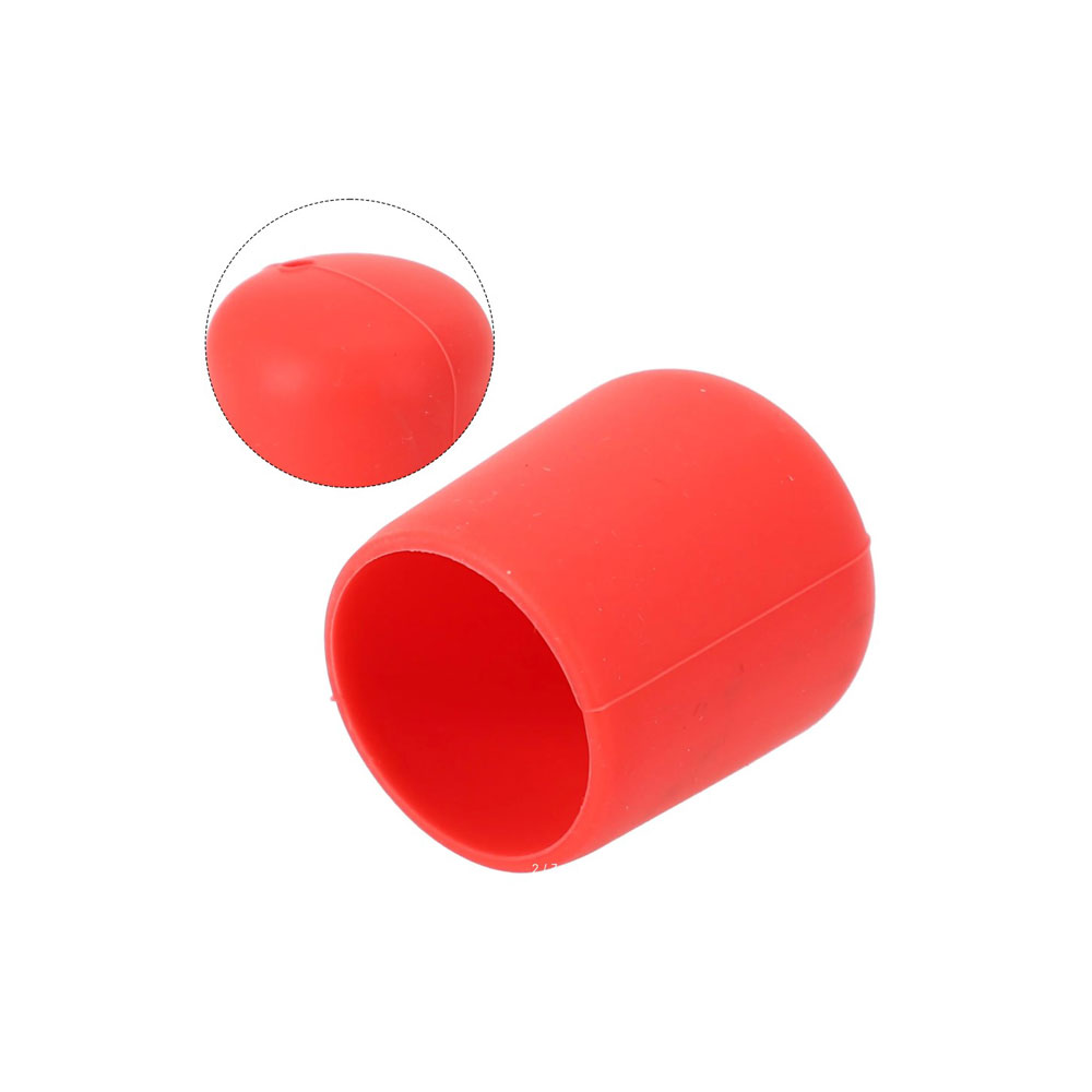 1x fiskestenger endehetter silikonpluggdeksel fiskestang halepluggbeskytter etui sterk elastisitet fiskeutstyr tilbehør