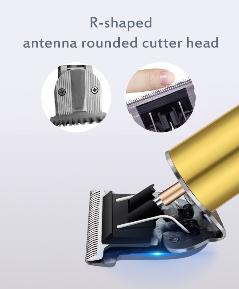 1 Pcs Elektrische T-Outliner Skelet Zware Hitter Cordless Trimmer Mannen 0 Mm Kaalhoofdige Tondeuse Afwerking Haar snijmachine