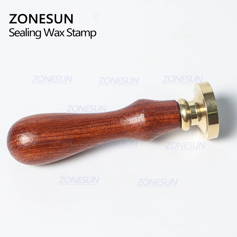ZONESUN, sello de frase de bendición, sello con mango de madera para , embalaje, sobres de cartas, paquetes, invitaciones de boda