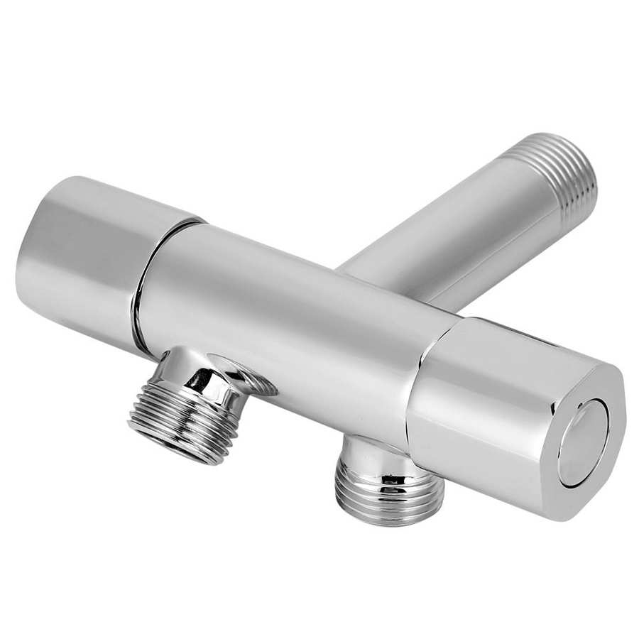 Flexible Control Durable Water Diverter Valve Double Handle Three Way Valve for Sprayer Washing Machine