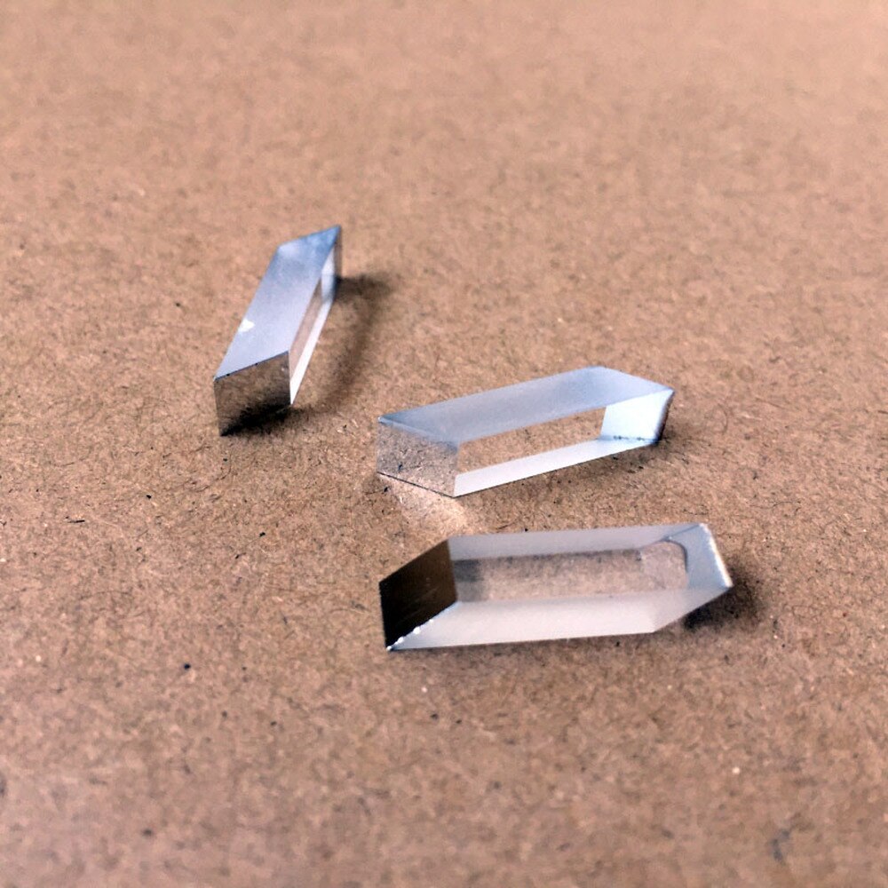 Optical K9 Glass oblicuo prisma Translation ángulo derecho instrumento Triangular