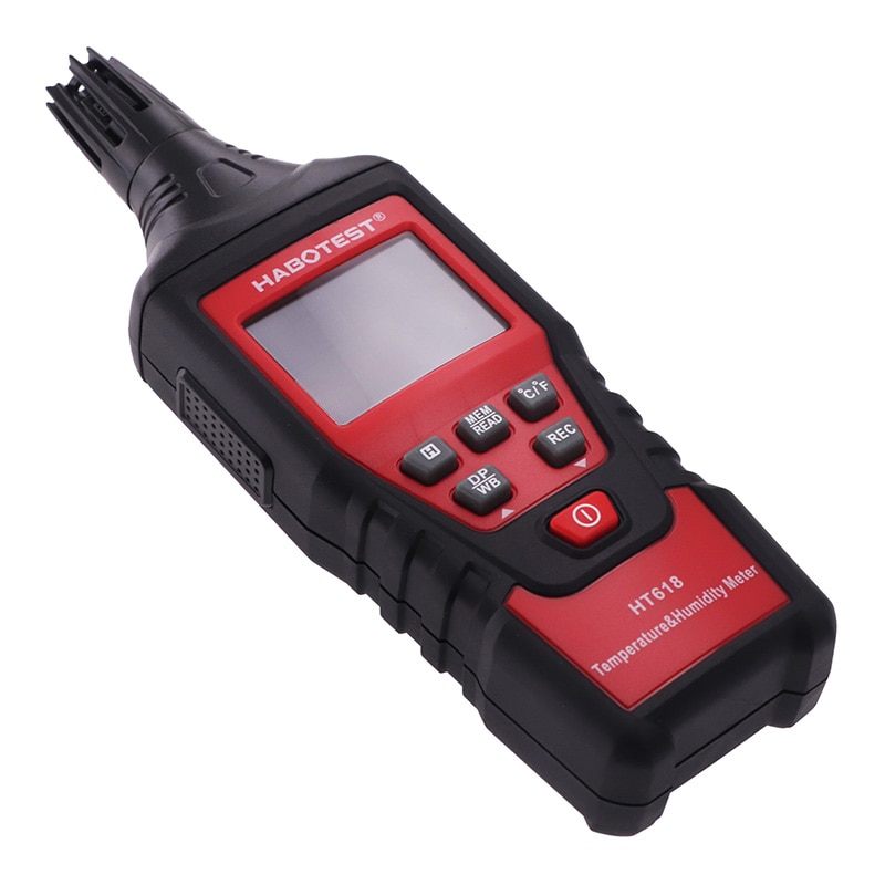 Digital Temperature Humidity Meter Hygrometer Wet Bulb Dew Point Weather Station Thermometer Gauge Pyrometers Tester