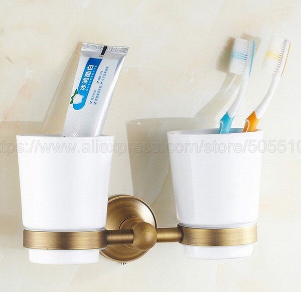 Trapezium Antieke Brons Messing Handdoekhouder, Badkamer