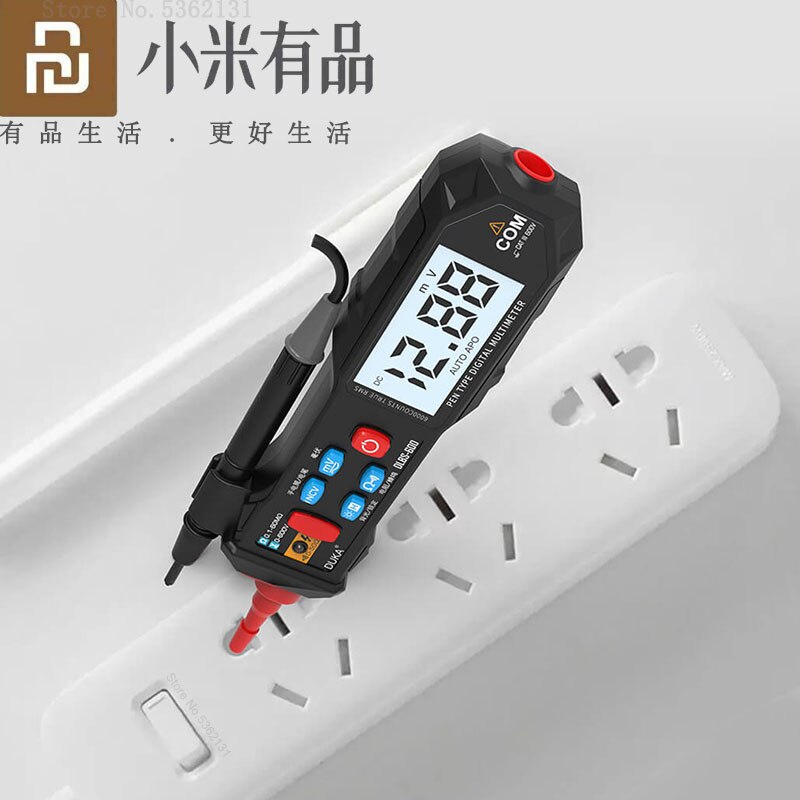 Xiaomi DUKA LCD Digital Multimeter Pen Sound Light Screen Alarm Non-contact Detection Tester Meter High Precision Multimeter