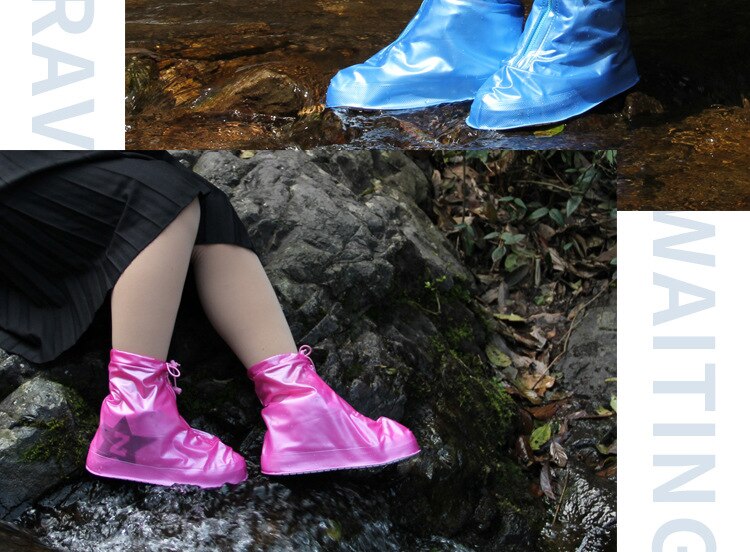 Umbrella Accessories Rain-proof Shoes Cover Shoes Waterproof Rainy Children anti-skid Wear-resistant Adult Outdoor Rain Shoes