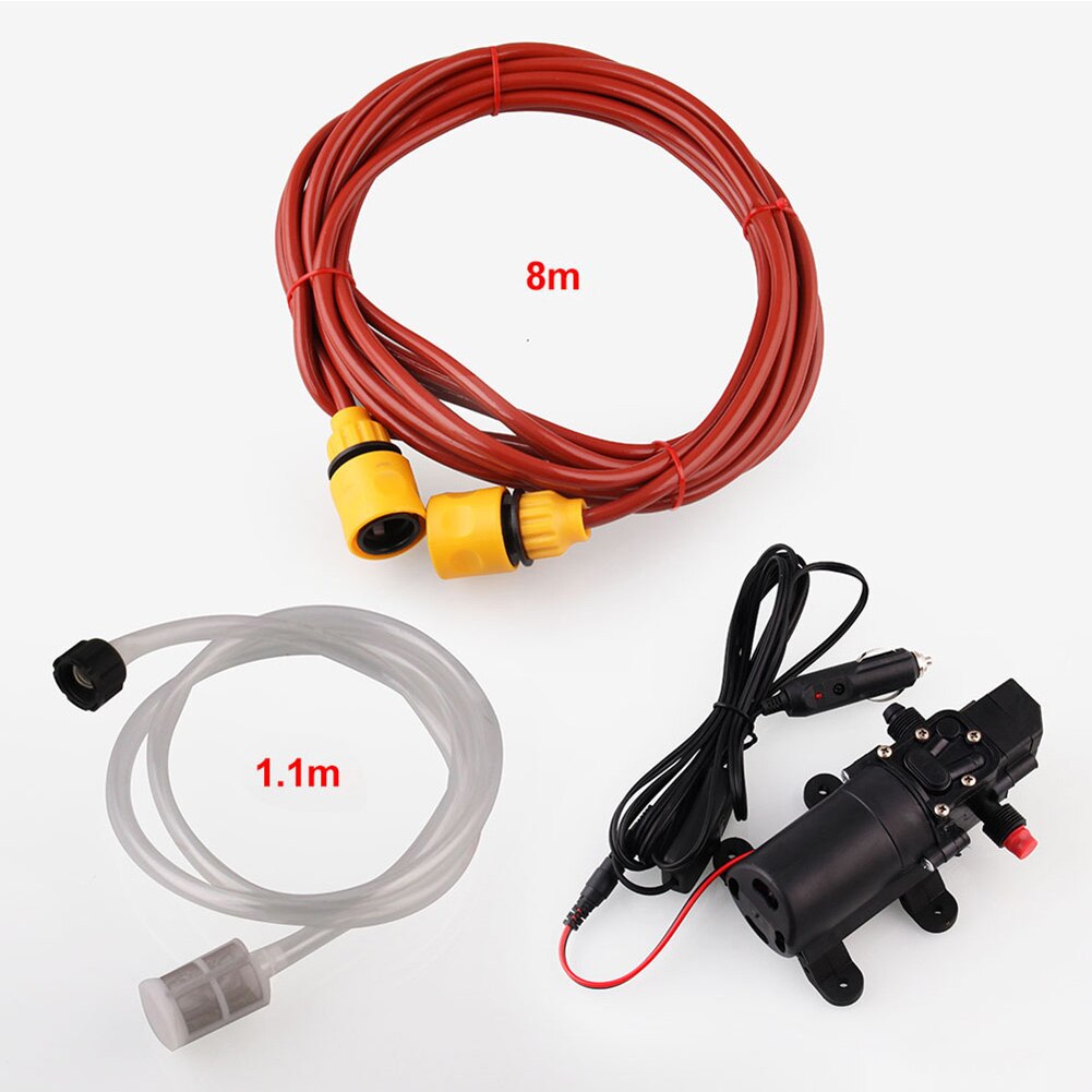 Car Wash Pump 12V Portable High Pressure Self-Priming Quick Car Cleaning Electric Washer Kit