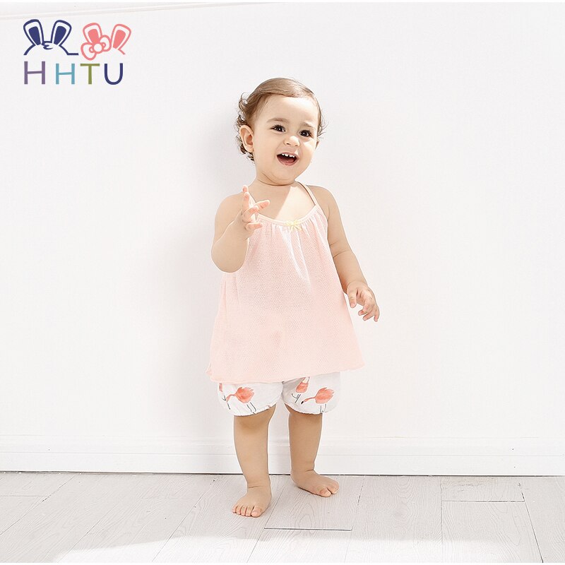 HHTU Zomer Baby Vest Band T-shirt Tops Hemdje Katoen voor Meisjes Dunne Casual Peuter Baby Kleding Soft Kid Kleding