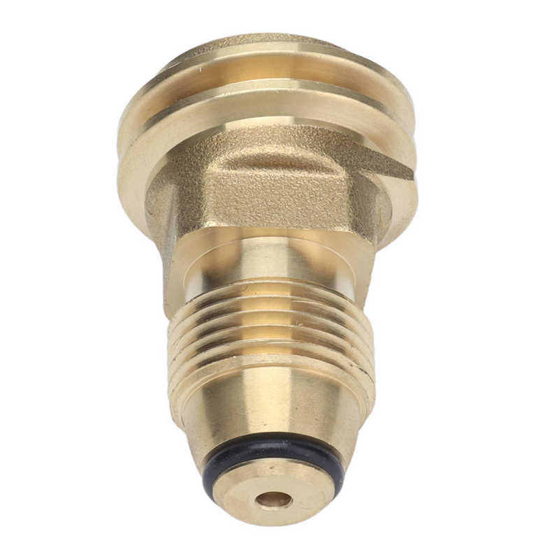 Propane Tank Conversion Connector Gas Cylinder Adapter Brass for Barbecue