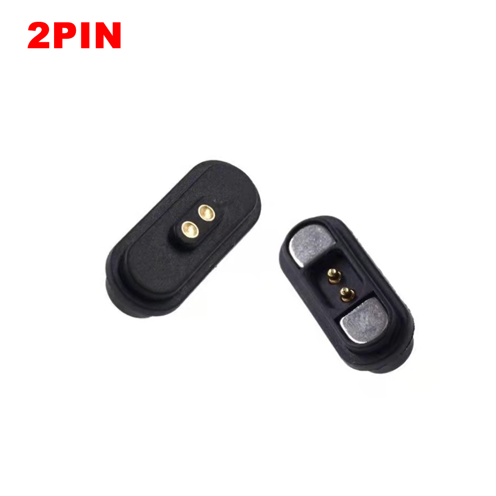 1sets 3A Magnetic Pogo Pin Connector 2 3 4 5 6 Positions Pitch 2.2 MM Spring Loaded Pogopin Male Female waterproof Contact Strip: A 2P 1sets