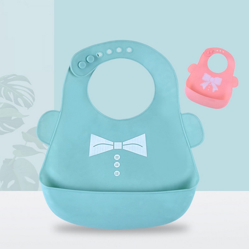 Cartoon Siliconen Slabbetjes Voor Kinderen Pasgeboren Babyvoeding Servies Waterproff Slabbers Voor Peuter Ontbijt Voedingen Baby Care