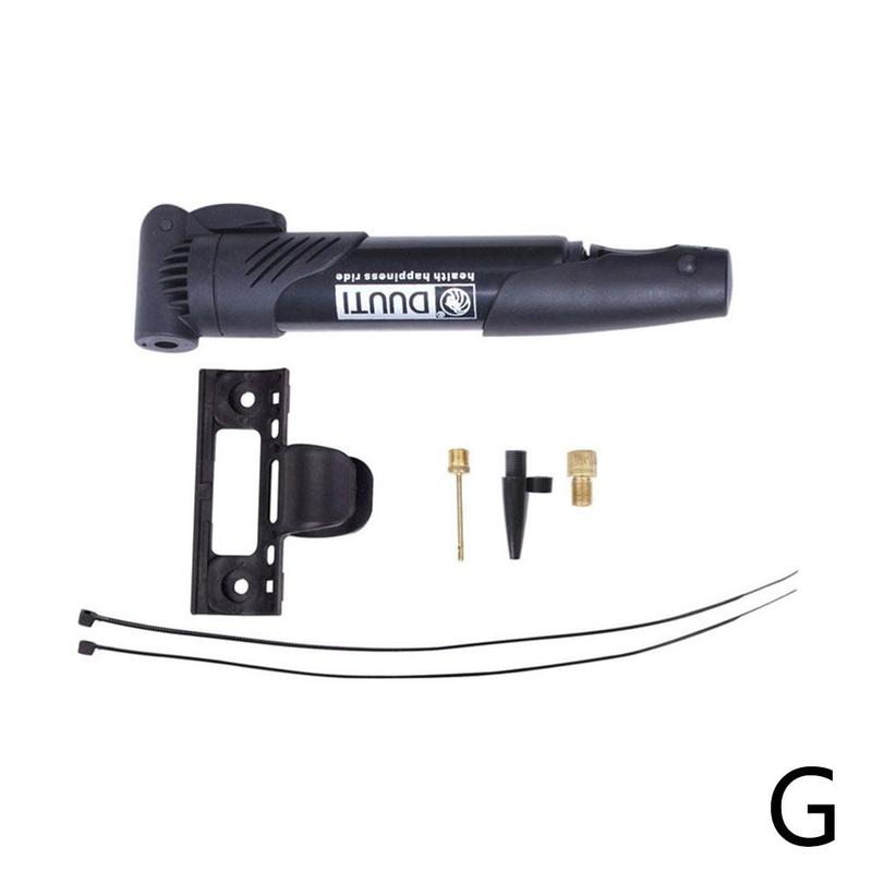 Bicycle Pump Mini Portable Multifunctional Tire Air Bike Mouth Inflator Plastic Cycling Ball Pump Tire Mtb Tyre High-streng T2u8: G
