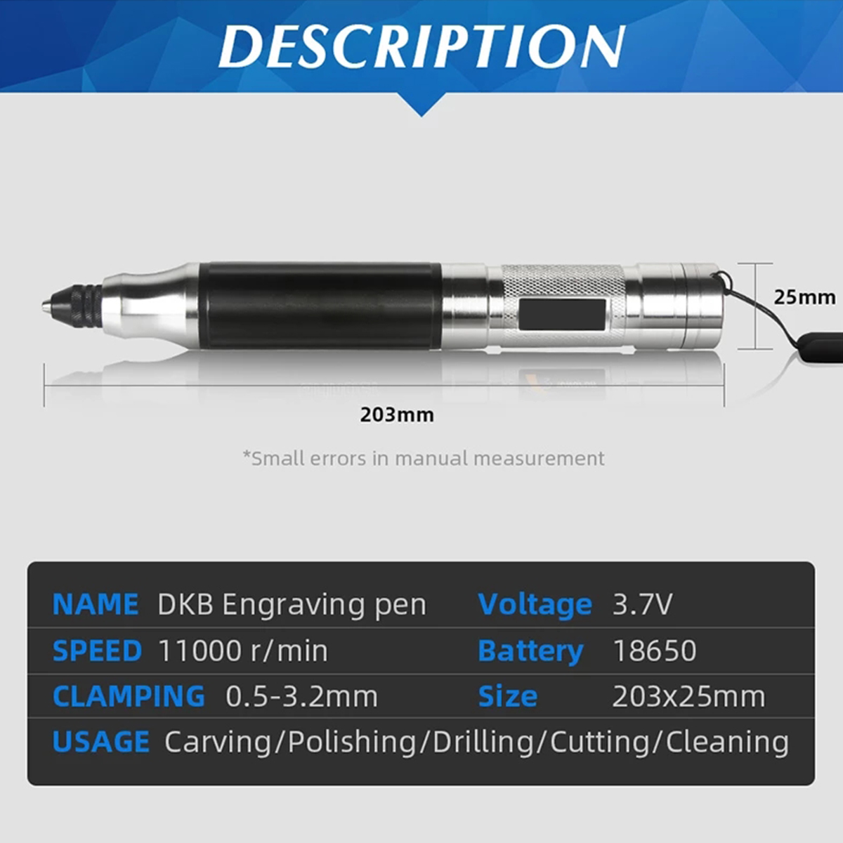 Oplaadbare Graveren Pen 35W 3.7V Graveur Etsen Pen Cordless Elektrische Carving Pen Draagbare Mini Diy Hout Graveren Tool: Default Title