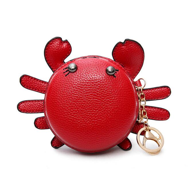Mode persoonlijkheid vrouwelijke pakket PU leer Vrouwen tas Kleine krab mini sleutel geval Portemonnee Riem kleine tas