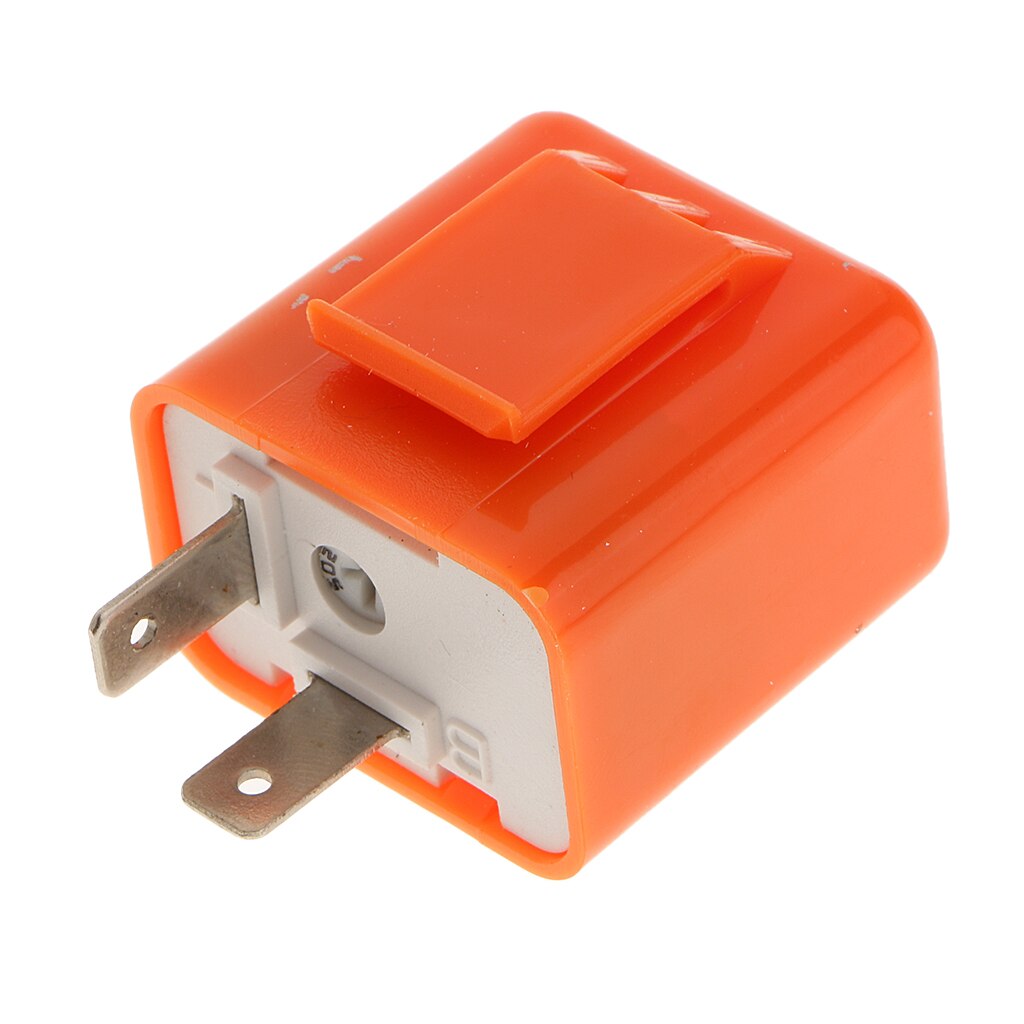 2 Pin 12V Flash LED Turn Light Flasher Relay Motorcycles Signal Control for Harley Kawasaki Yamaha Suzuki Choppers
