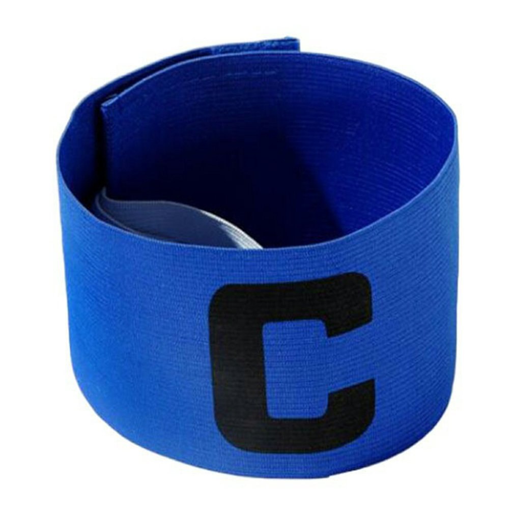 Voetbal Captain Armband Arm Band Leider Concurrentie Voetbal Voetbal Captain Armband Groep Armband Voetbal Training: Blauw
