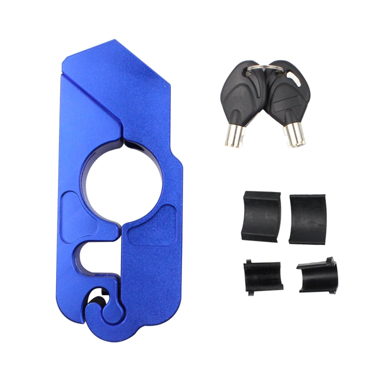 Motorcycle Lock Handlebar Lock Throttle Lock For protection Motorcycle handlebar grips Secure Your Motorcycle: Blue
