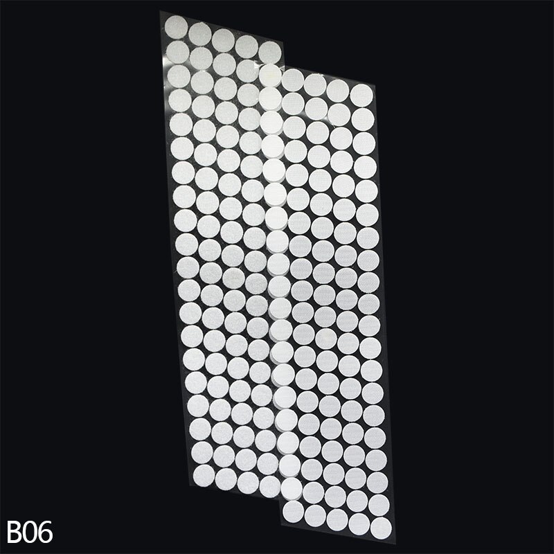 Zelfklevende Klittenband Sluiting Tape Stippen Klittenband Polyester Nylon Ronde Magic Sticker Met Lijm Diy Thuis Naaien Accessoire: 20mm-B06
