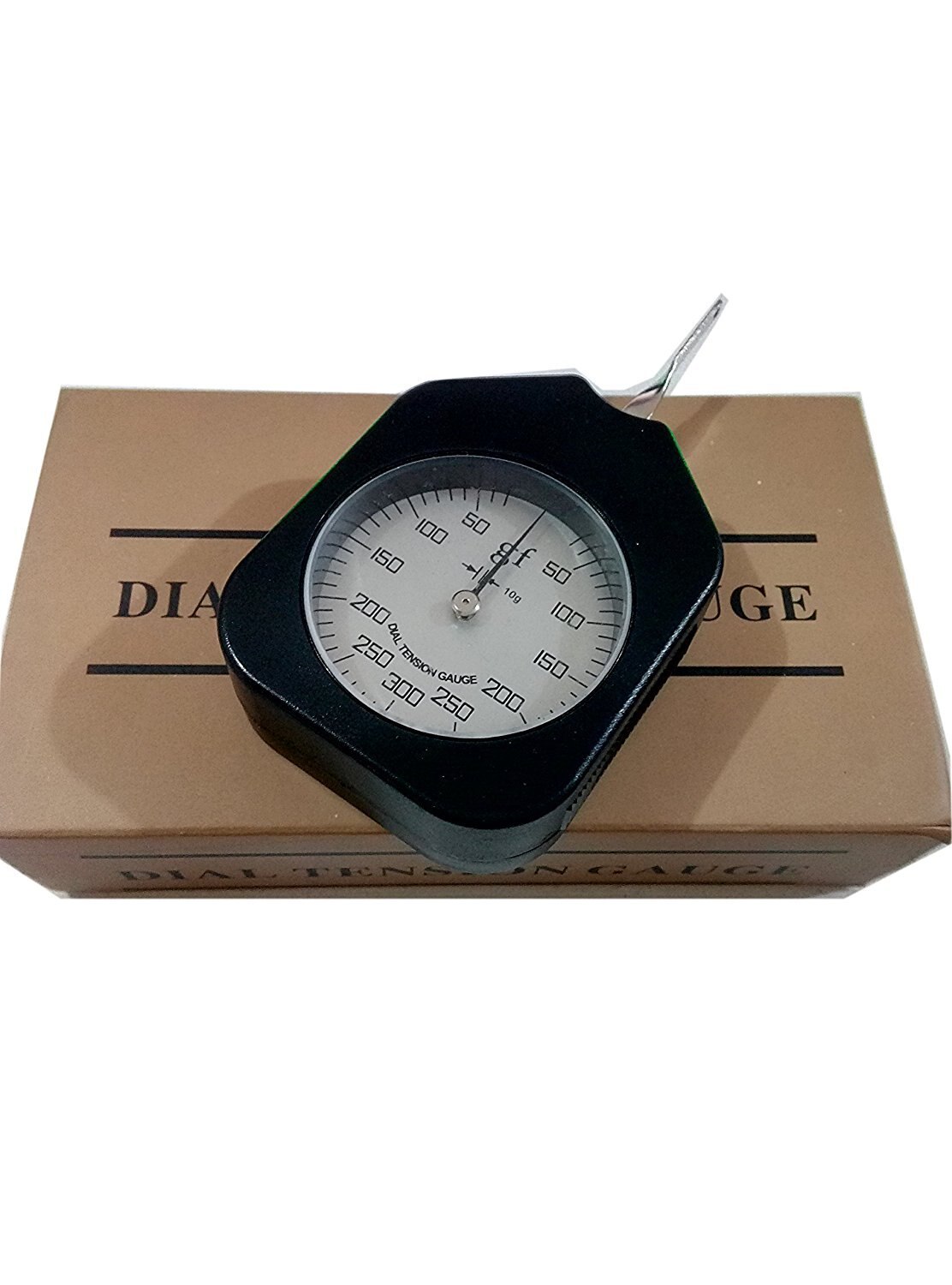 Gram Force Meter Analog Tension Gauge Meter Tester with Single Pointer Black Range 300G