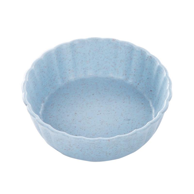 1 pièces mignon amour coeur forme blé paille bol vinaigre assaisonnement solide soja plat Sauce sel Snack petite assiette cuisine fournitures: 08