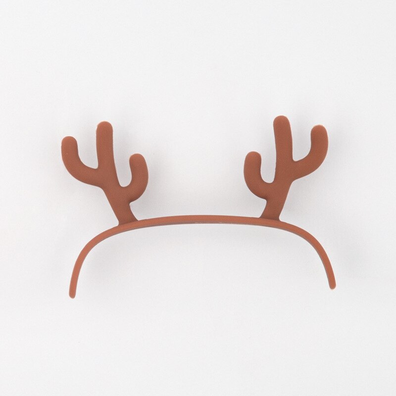 Kids Alarm Clock Cute-TV Night Light Alarm Clock for Children Bedroom Clock Rechargeable Battery Operated: Antlers