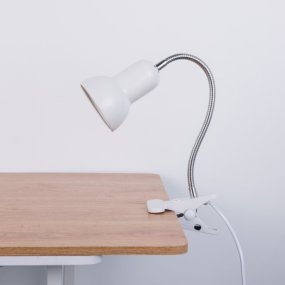360 Graden led bureaulamp Twisted Flexibele led Tafellamp met Clip Bed leesboek Licht LED bureaulamp Zwart witte behuizing