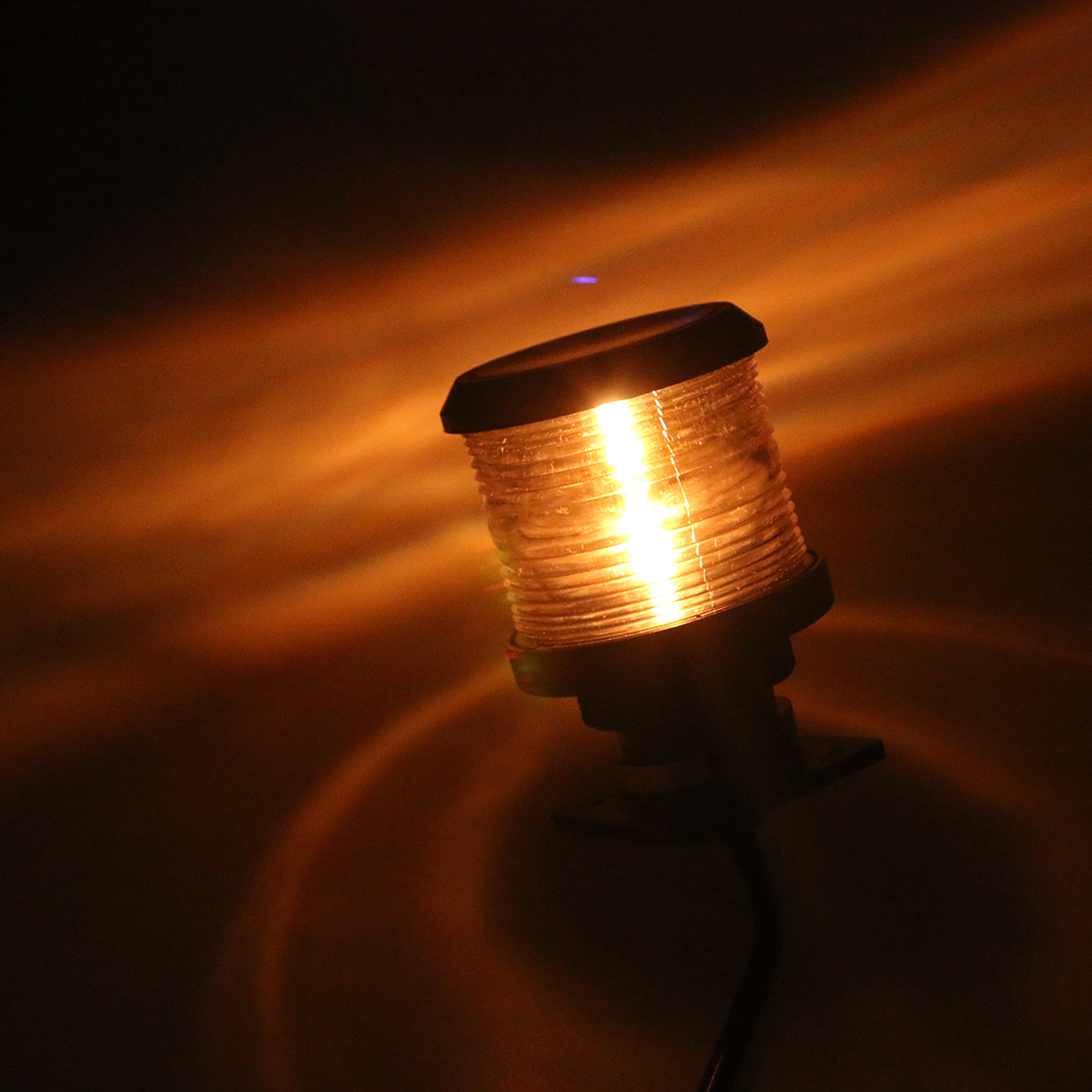 Marine All Round 360 Degree Navigation Light Amber for Chandlery/Boat/ Yacht