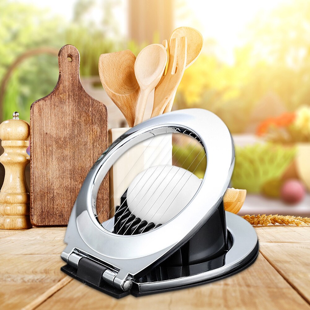 Roestvrijstalen Gekookt Ei Cutter Multifunctionele Huishoudelijke Fruit Sectie Slicer Koken Supply Keuken Accessoires