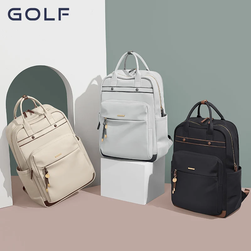 GOLF Backpacks for Women Business Trips Bag Fit 15.6 Inch Laptop Oxford Travel Commuting Backpack Bags with Handle