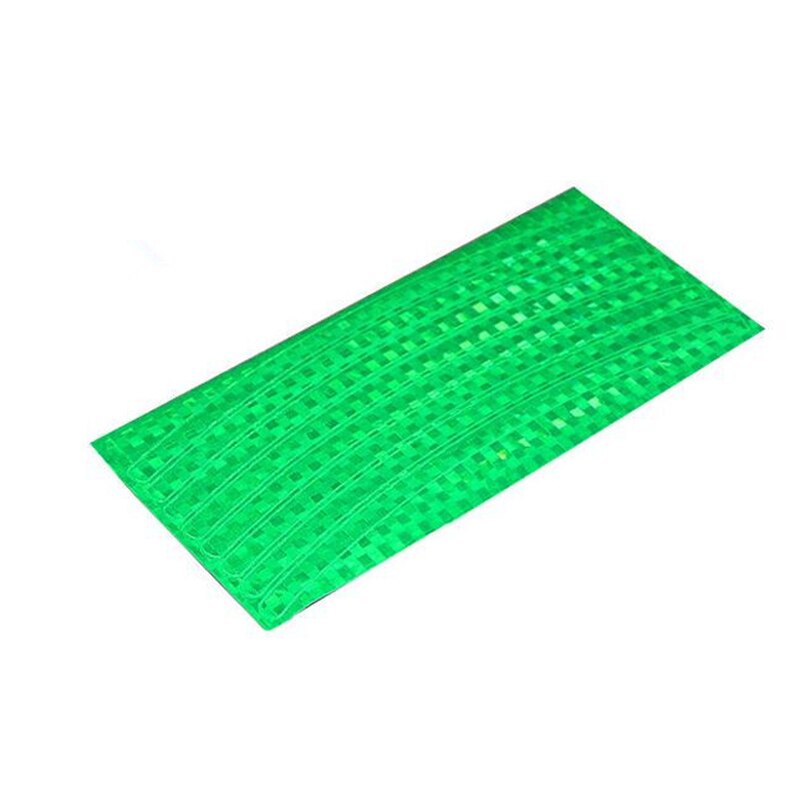 8Strips/Sheet Wiel Sticker Reflecterende Rim Stripe Tape Mtb Road Bike Fiets Velg Licht Reflecterende Stickers