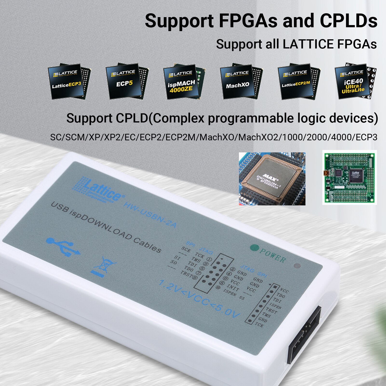 Kkmoon Usb Ispdownload Kabel Usb Isp Programmer Jtag Spi Flash Usb Programmeerkabel Development Kit Voor Programmering Rooster