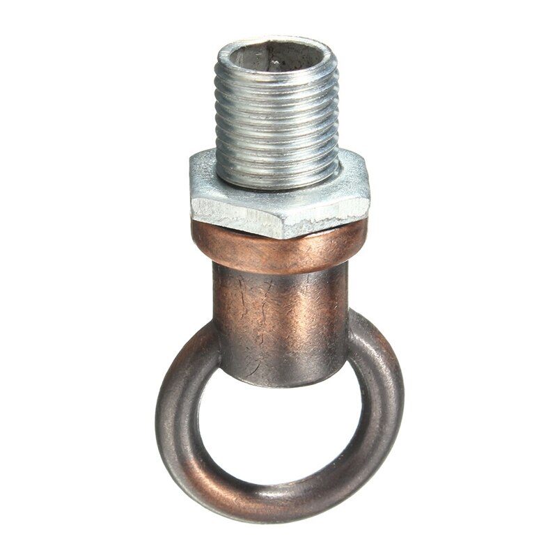 Gancho para lámpara de techo, Base de luz rosa de Metal, Retro, Vintage, rosca M10 de 10mm, adaptador de luz, ajuste de cierre, estilo liso