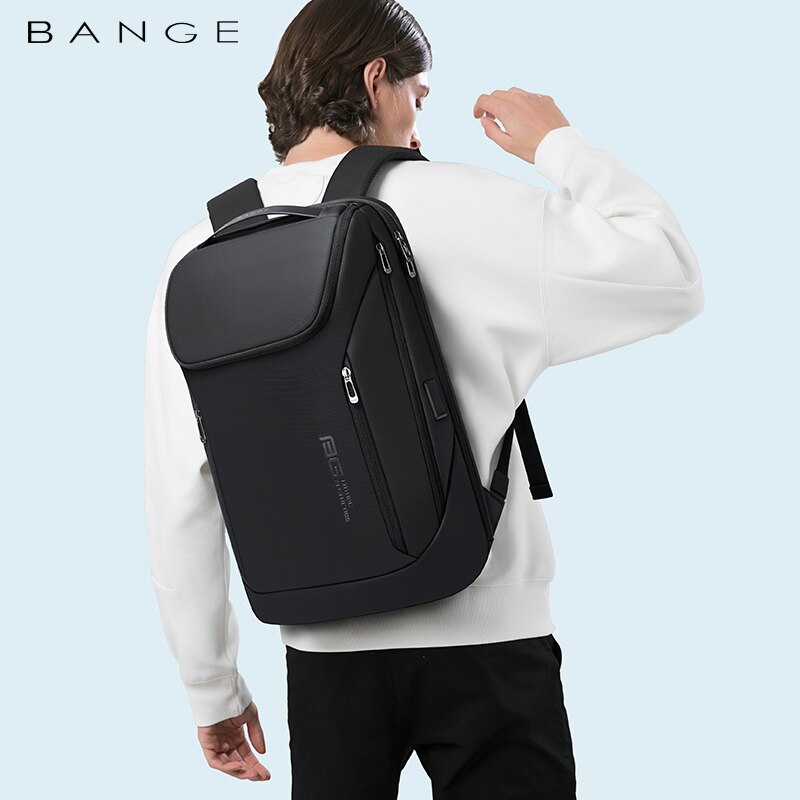 BANGE Wasserdichte Multi-Verwenden Laptop Rucksack Für 15.6 &quot;Zoll USB Ladung Stoßfest Geschäft Aktentasche Schulter Tasche Für Mann frauen