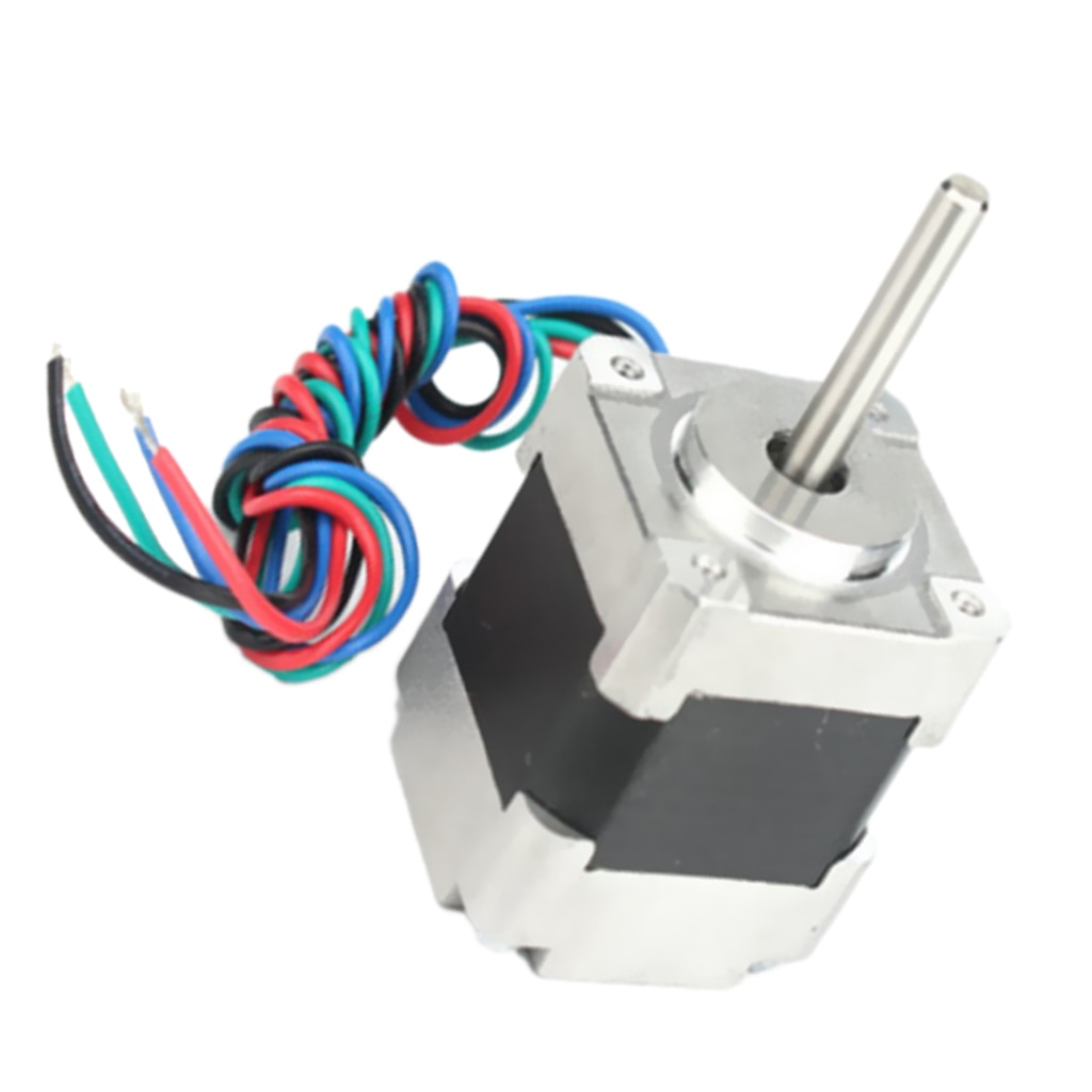 Motor paso a paso de dos fases de 35mm, 12 V/1 a 200 RPM, ángulo de paso de 1,8 grados con 4 cables para impresora 3D Nema14, CNC