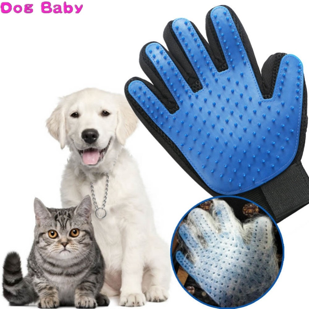 Dogbaby Hond Haar Borstel Kam Handschoen Voor Pet Reiniging Massage Grooming Supply Handschoen Voor Dier Vinger Reiniging Kat Haar handschoen