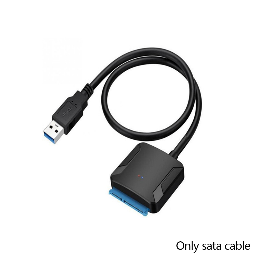 SATA to USB 3.0 HDD Drive Cable External SSD HDD SATA Hard Disk Adapter Cable Easy Drive Cables with 12V Power Adapter: Orange