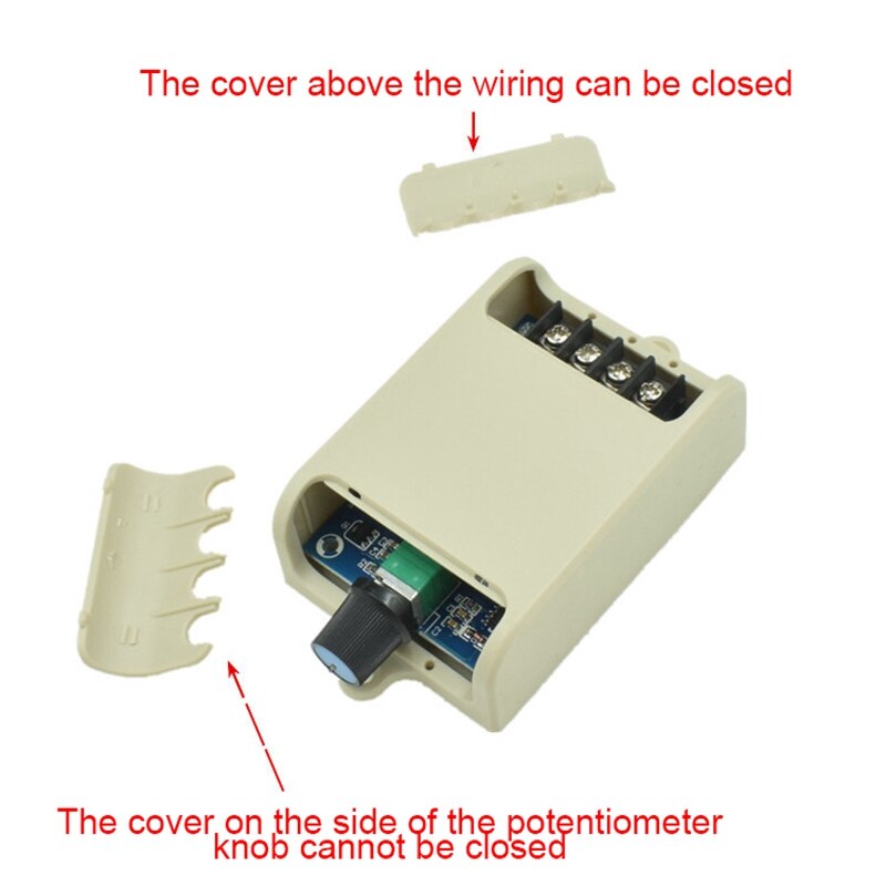 30A DC Motor Speed Controller DC12V-24V Motor Controller Stepless Speed Change Module