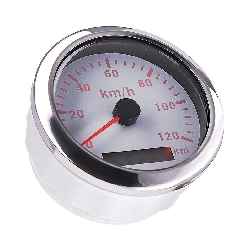 120 200 km/h GPS SPeedometer Gauge 85MM Waterproof Speedometer With Red Backlight For Car Truck Boat Marine