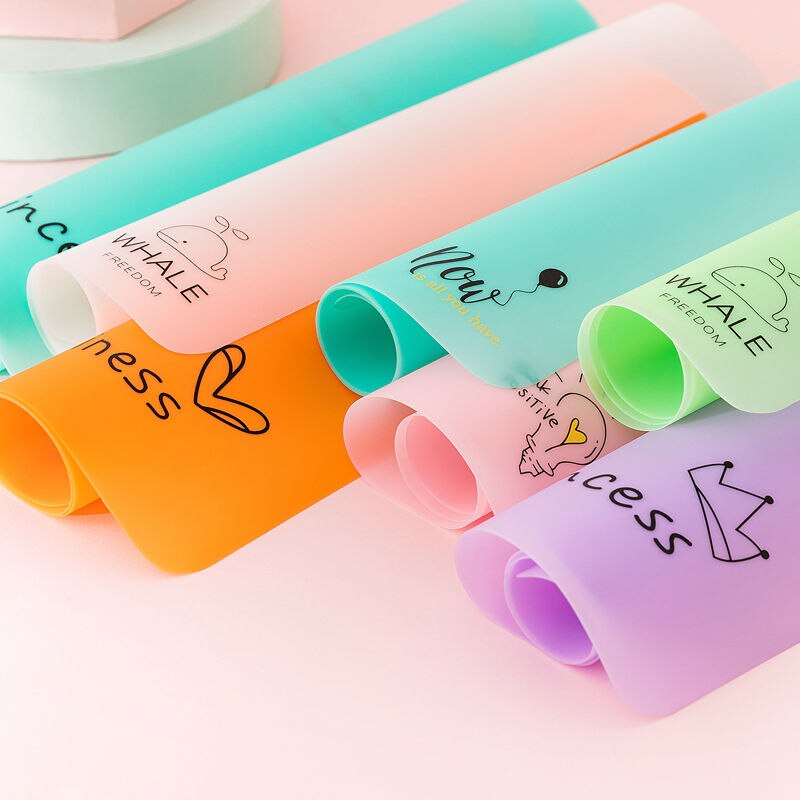 Multifunction A2/A3 Student Drawing and Writing Silicone Cushion Exam Special Tool with Scale Pad Desk Mat Decoration Mouse Pad