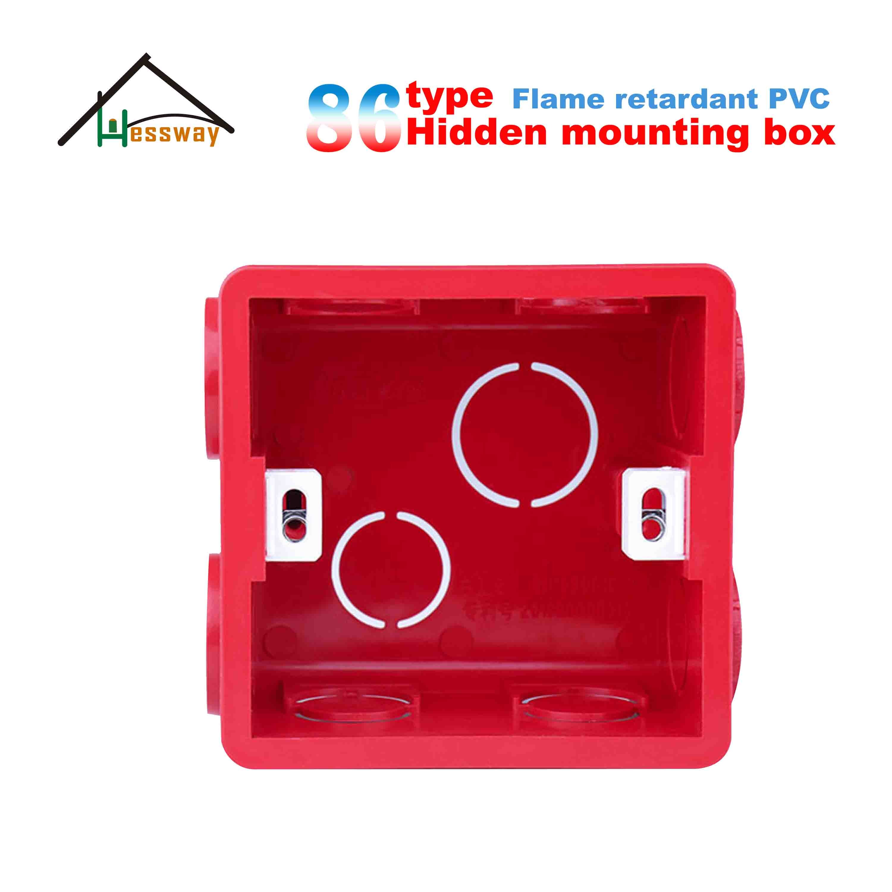 Plastic Wall Plate wall mount junction box type 86