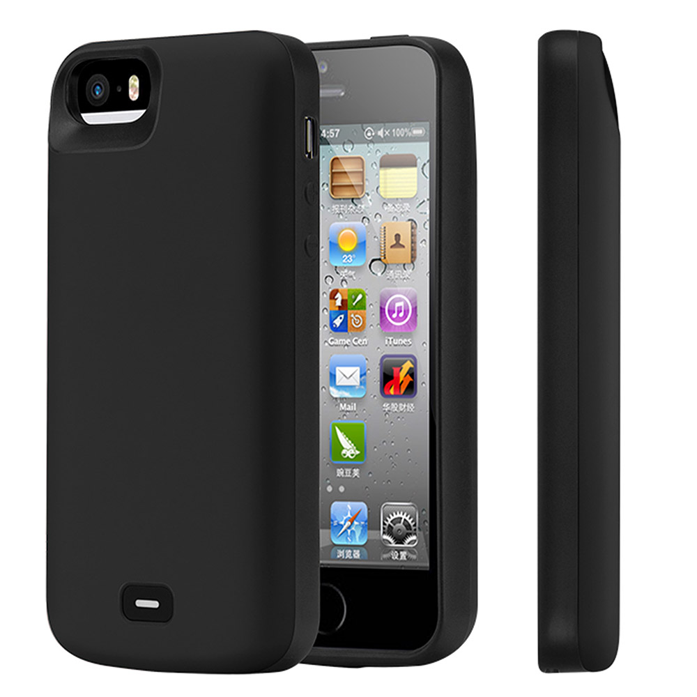 4000 Mah For iphone 5 5S SE Battery Charger Case Smart Phone Cover Power Bank For iphone 5 Battery Case