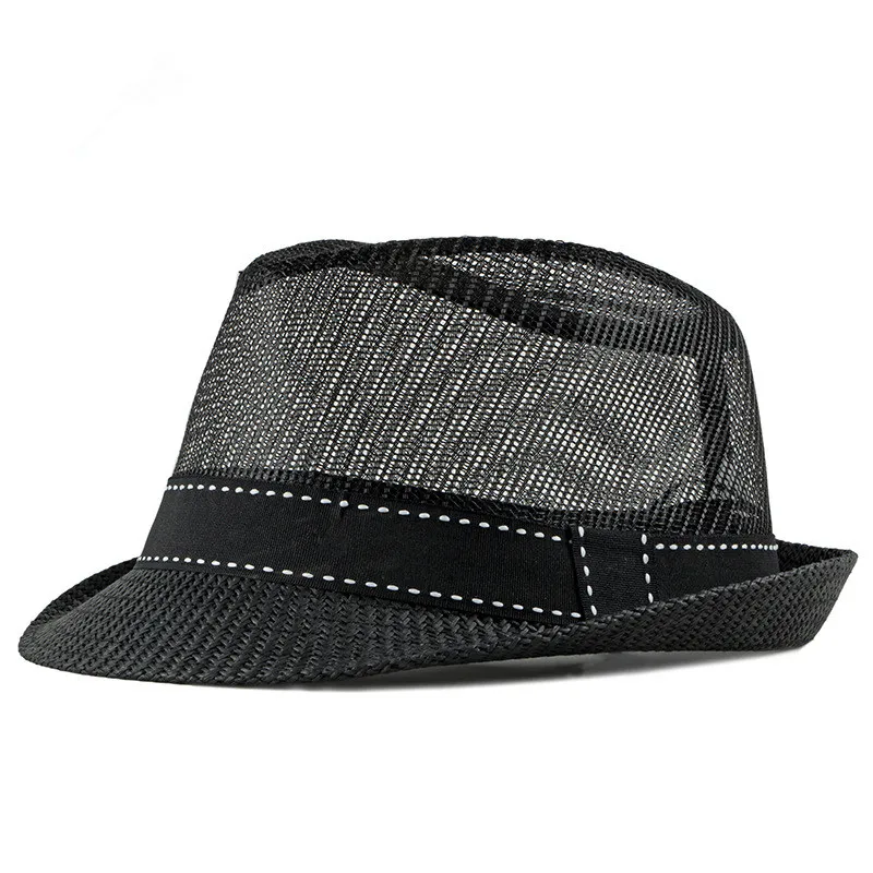 Retro mænd fedoras top jazz filt bred skygge hat vintage par kasket vinter chapeau sommer bowler hatte kasket udendørs