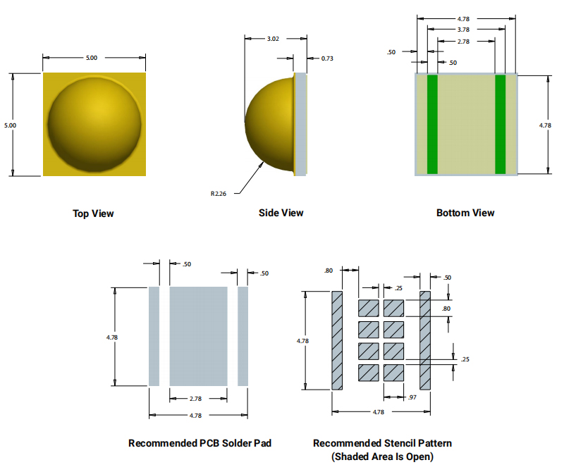 Cree xlamp xm -l2 xml 2 10w lysdioder pärla 3v chip aluminiumsockel glöd varm 2000k kall 6000k röd grön blå rosa lila för gör-det-själv-belysning
