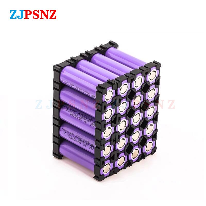10Pc 18650 21700 26650 32650 12345 Battery Spacer Radiating Holder Bracket 1/2/3P li-ion Battery Holder Bracket Cylindrical Hold