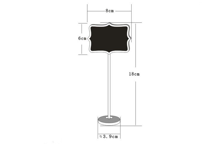 3PC Mini craie en bois tableau noir mariage cuisine Restaurant signes tableau écriture avis Message peinture bois conseil