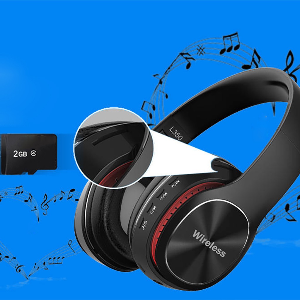 HD Sound Wireless Headset Bluetooth 4.1 Stereo Over Ear Foldable Headphones Built-in Mic Handsfree Headphone #G5