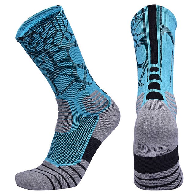 Men Outdoor Sports Elite Basketball Socks Men Cycling Socks Compression Socks Cotton Towel Bottom Men's Socks: LanHei / EU 39-42 US 7-8.5